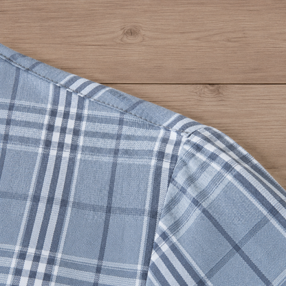 Chemise à Carreaux à Manches Longues