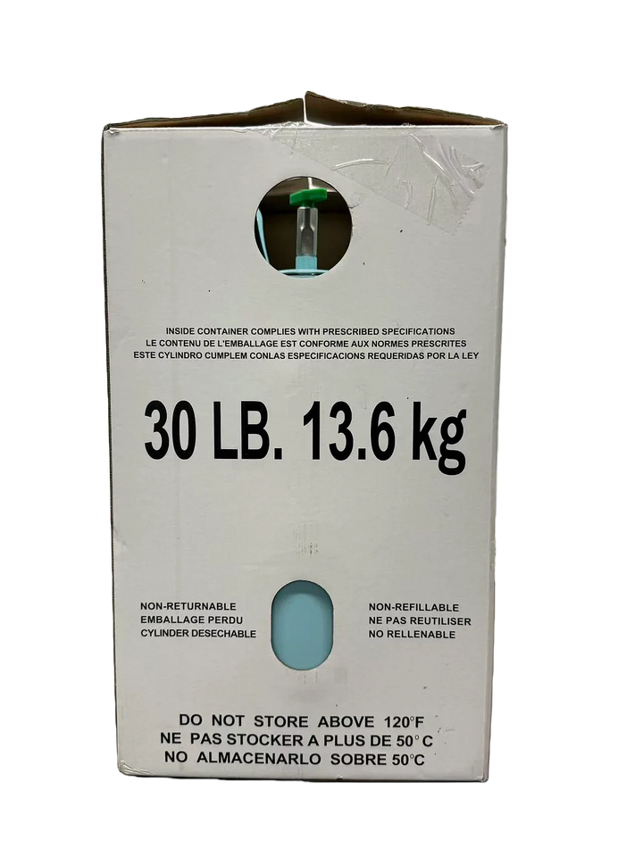 30 LB R134A Refrigerant Gas for Automotive AC and Refrigeration Systems