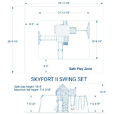 Backyard Discovery Skyfort II Swing Set