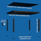 Backyard Discovery Trenton 4.9m x 3.7m Modern Steel Pergola