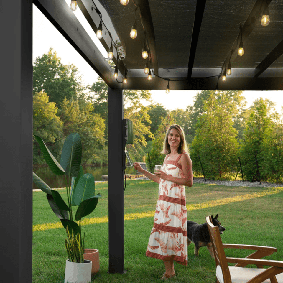 Backyard Discovery Trenton 4.9m x 3.7m Modern Steel Pergola