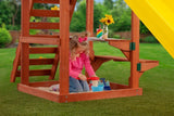 Creative Cedar Designs Cedar Cottage Wooden Swing Set