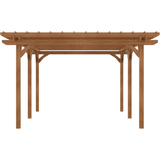 Outsunny 12′ x 20′ DIY Deck Outdoor Wood Pergola