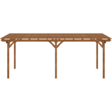 Outsunny 12′ x 20′ DIY Deck Outdoor Wood Pergola