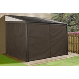 Sojag 10 x 12 ft. Portland No.53 Wall Gazebo Steel Roof