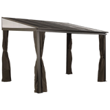 Sojag 500-9165470 10 x 12 ft. Portland No. 53 Wall Gazebo Steel Roof