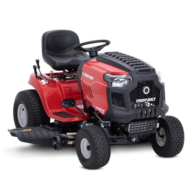 Troy-Bilt Bronco 46″ Gas Riding Lawn Mower with 547cc Engine and AutoDrive Transmission 4.1 stars out of 151 reviews (4.1) |