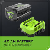Greenworks 80V 21″ Cordless Battery Brushless Self-Propelled Mower 3pc Combo Kit