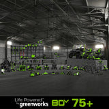 Greenworks 80V 21″ Cordless Battery Brushless Self-Propelled Mower 3pc Combo Kit