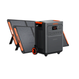Jackery HomePower 3600 Plus Portable Power Station with 2x 200W Solar Panels, 3600W AC Output, 3584Wh LFP Solar Generator, Expandable up to 21kWh, Essential Home Backup for Home Use, Emergencies, RV
