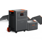 Jackery HomePower 3600 Plus Portable Power Station with 2x 200W Solar Panels, 3600W AC Output, 3584Wh LFP Solar Generator, Expandable up to 21kWh, Essential Home Backup for Home Use, Emergencies, RV