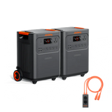 Jackery HomePower 3600 Plus Portable Power Station with 2x 200W Solar Panels, 3600W AC Output, 3584Wh LFP Solar Generator, Expandable up to 21kWh, Essential Home Backup for Home Use, Emergencies, RV