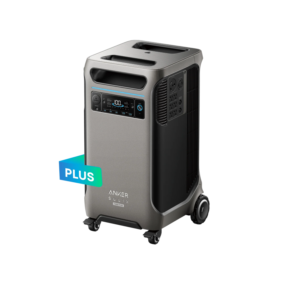 Anker SOLIX F3800 Plus Portable Power Station – 3,840Wh | 6,000W