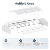 Heavy Duty Party Tent Wedding Event Shelter with Removable Sidewalls 20FT x 40FT