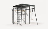 Vuly Small Quest 2.1 Monkey Bars with Instant-Dry Mesh and Shade Roof