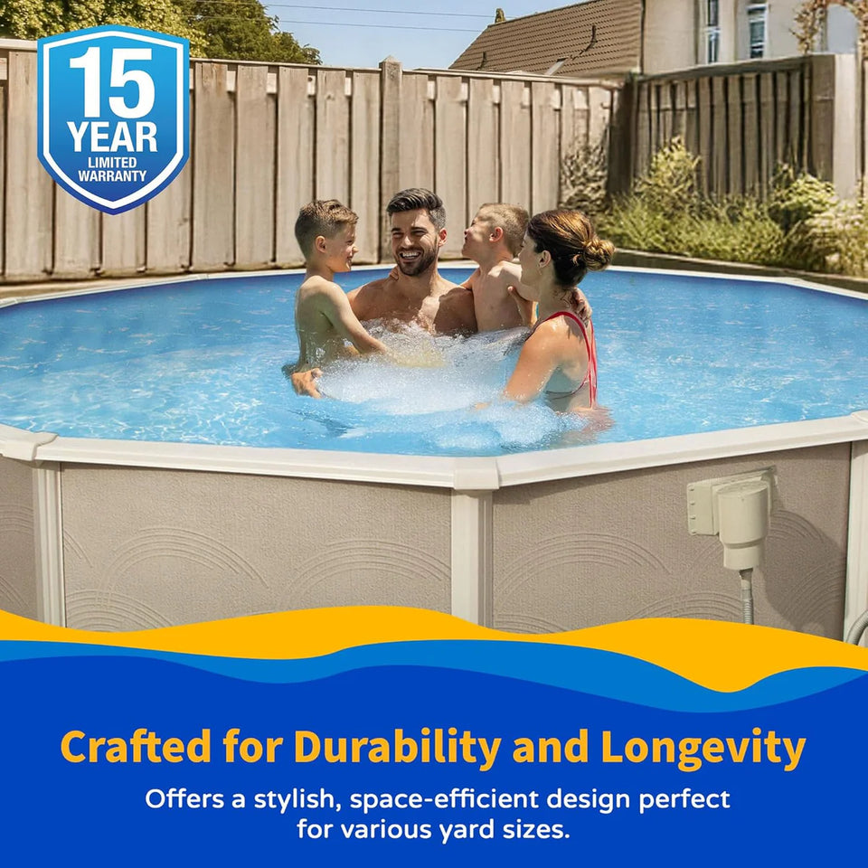 Ultra XTR® Frame Above Ground Pool with Sand Filter Pump – 18′ x 52″