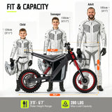 TST GT63 Electric Dirt Bike, 2400W Brushless Hub Motor, 45 MPH Top Speed, 48V 22.5Ah Battery with 50 Mile Range, 210Nm Torque, Front Hydraulic Suspension