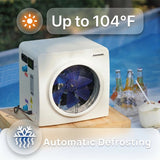 AQUASTRONG MINI Heat Pumps, Up to 18,000 BTU Inverter, for Pools up to 6,500 Gallons, 115V