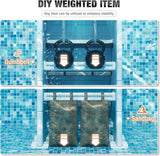 BETISEF Pool Ladder Above Ground, Heavy Duty 4Step Pool Ladder with Dual Handrails and Nonslip Steps, 500 LBS Load Capacity, for 46-58 Inch