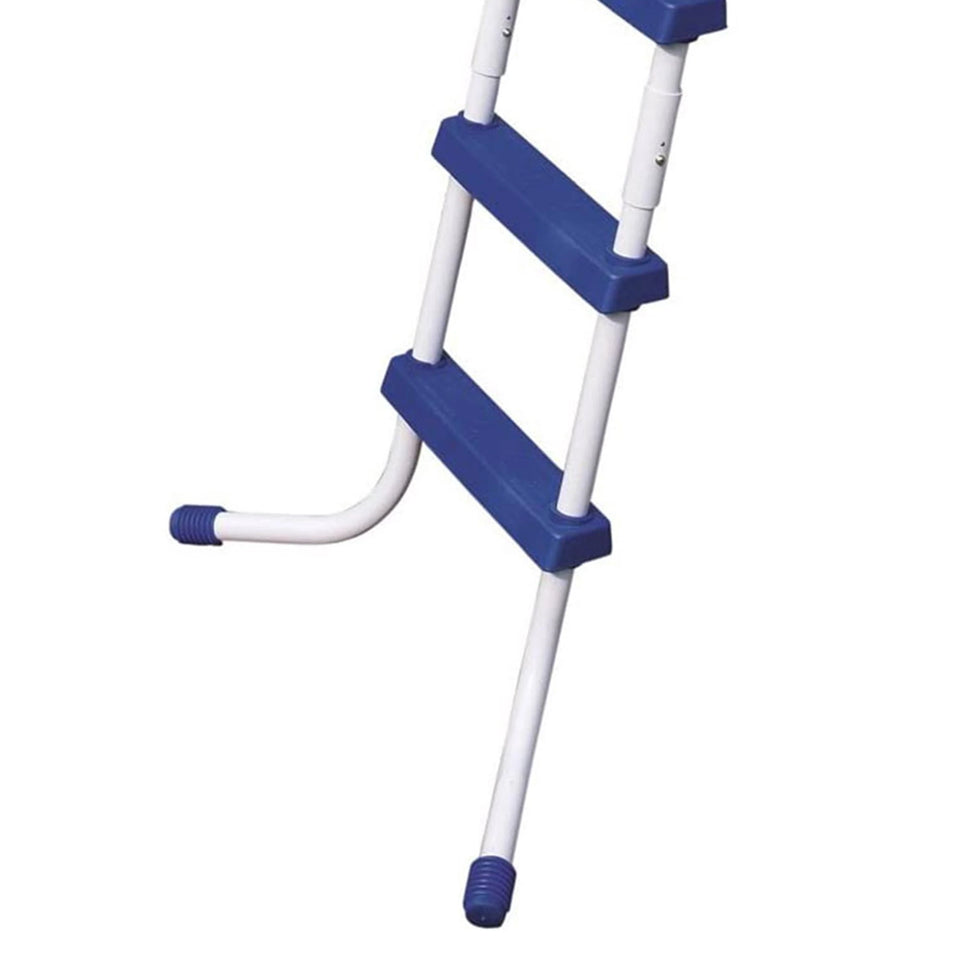 Bestway Steel Pro MAX 15′ x 48″ Round Above Ground Swimming Pool & Pool Ladder