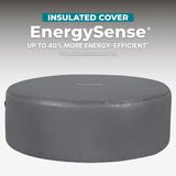 Bestway SaluSpa Hollywood Luxe 4-6 Person Inflatable Hot Tub, Round Energy-Efficient Spa, 77″ x 26″