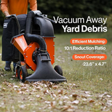 SuperHandy Leaf Vacuum & Wood Chipper – 7 HP 209cc Gas Engine