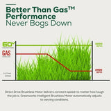Greenworks 60V 21″ Brushless Self-Propelled Battery Powered Lawn Mower + (2) 4.0Ah Batteries & Dual Port Charger