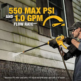 DEWALT 20V MAX* 550 psi Cordless Power Cleaner Bare Tool