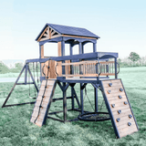 Timber Crossing Swing Set – Adventure Meets Stunning Design