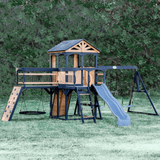 Timber Crossing Swing Set – Adventure Meets Stunning Design