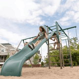 Lifetime Powder Coated Steel Swing Set with 4 Swing(s) , 1 Slide(s)