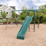 Lifetime Powder Coated Steel Swing Set with 4 Swing(s) , 1 Slide(s)