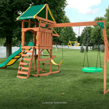 Tucson Swing Set – Big Fun in a Compact Design