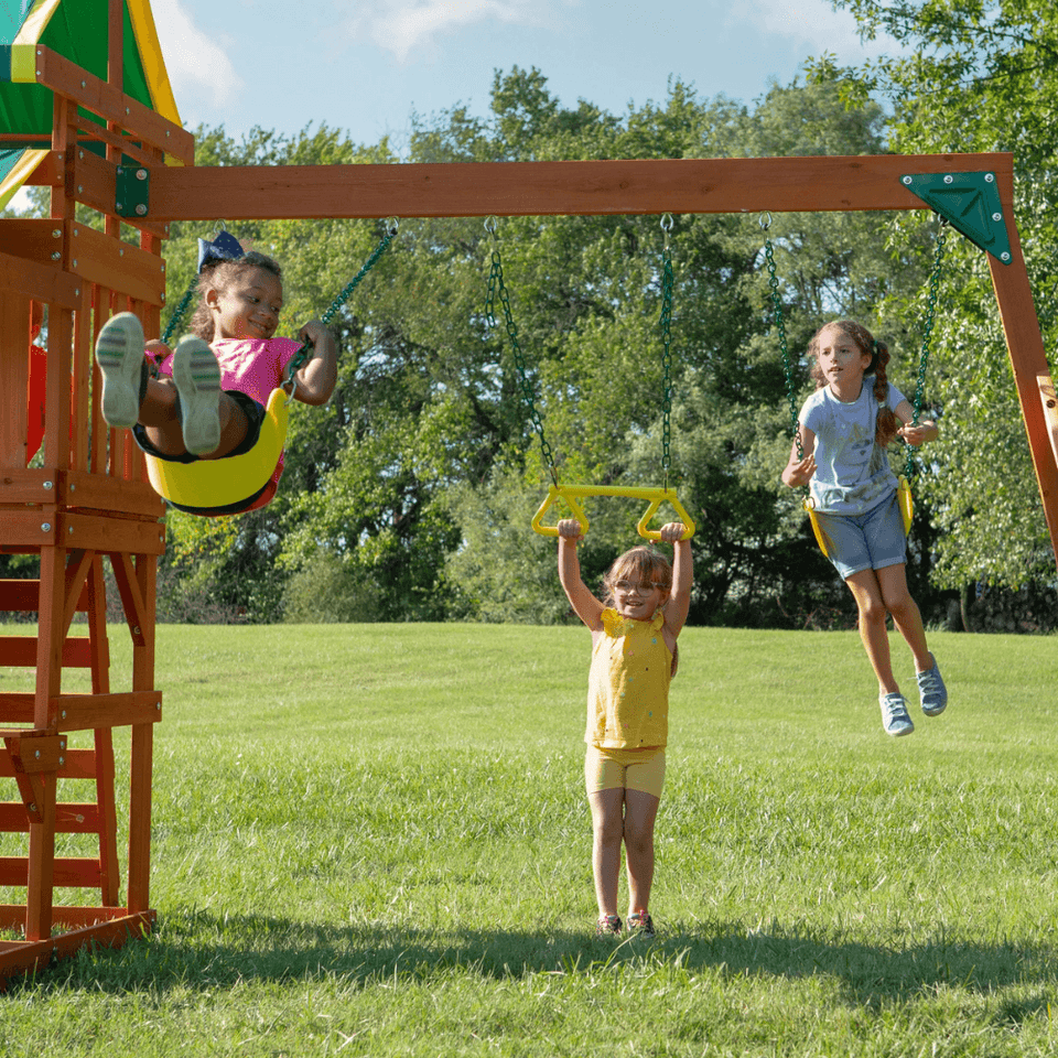 Tucson Swing Set – Big Fun in a Compact Design