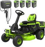 Greenworks 60V 30” CrossoverT Riding Lawn Tractor with 8.0 Ah