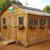 Cedar Sunshed Garden Shed | 12×12
