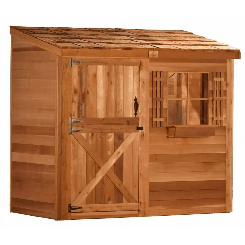 Cedarshed Bayside 8×4 Lean To Storage Shed