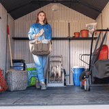 Lifetime 8 Ft. x 10 Ft. High-Density Polyethylene (Plastic) Outdoor Storage Shed with Steel-Reinforced Construction