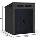 Suncast 6-ft x 5-ft Resin Shed Lean-to Resin Storage Shed (Floor Included)