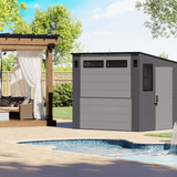 Suncast 8-ft x 7-ft Resin Shed (Floor Included)