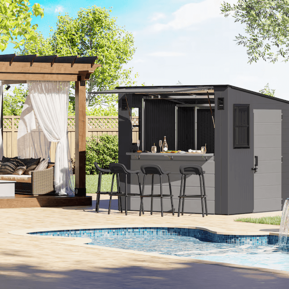 Suncast 8-ft x 7-ft Resin Shed (Floor Included)